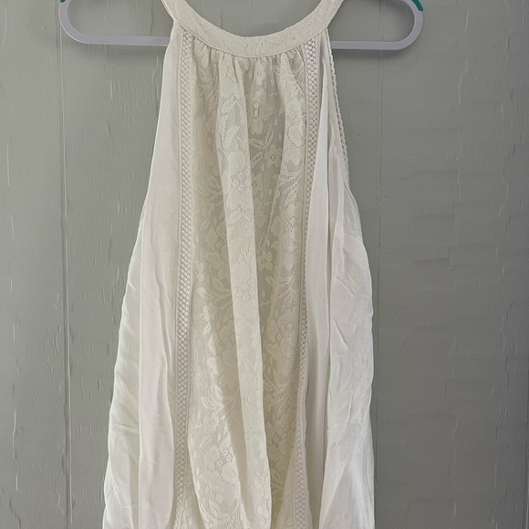 TORRID Mixed Lace Halter - Cloud Dancer - Size 2 - NWT - Picture 3 of 7